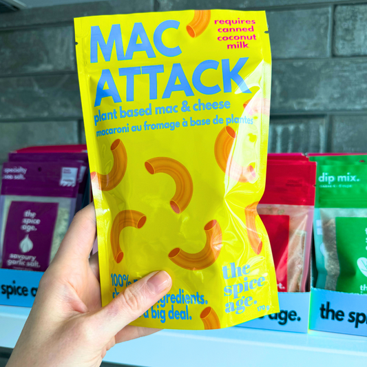 *NEW* Mac Attack Plant-Based Mac & Cheese Noodles Included