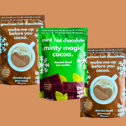 Hot Chocolate Gift  3-PACK  2 Gourmet, 1 Peppermint